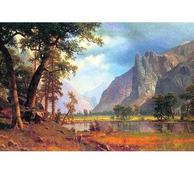 Buyenlarge Yosemite Valley By Albert Bierstadt Graphic Art Wayfair