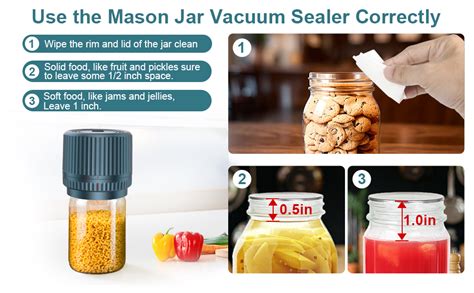 Unerver M Smart Electric Mason Jar Vacuum Sealer Auto Stop Jar