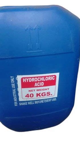 Hcl Hydrochloric Acid Kg Liquid At Rs Kg In Yamuna Nagar Id