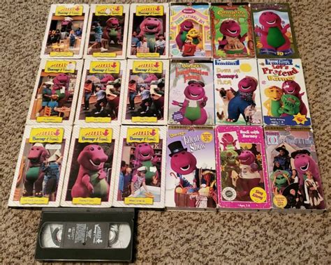 Barney Vhs Lot Beinsidebesolutionpt