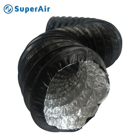 Aluminium Pvc Combined Flexible Ducts Hvac Duct Fittings Air