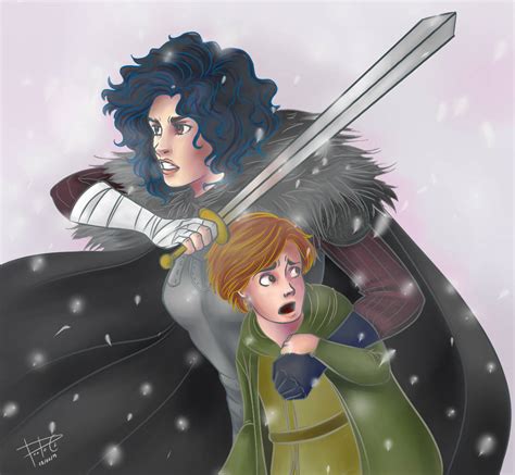 Jon Snow And Arya Stark Genderbend By Paocrvts On Deviantart