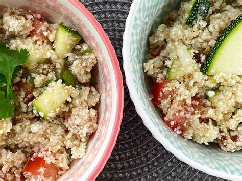 Recette taboulé de chou fleur Madame Paléo