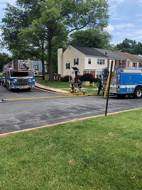 Town House Fire Displaces Four Adults In Frederick County Wfmd Am