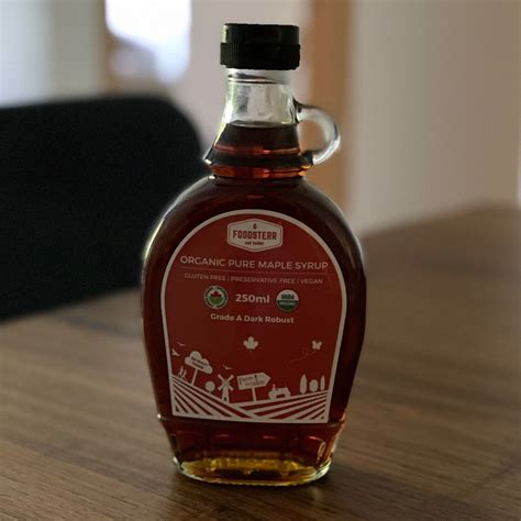 Foodsterr Organic Pure Maple Syrup 评价 abillion