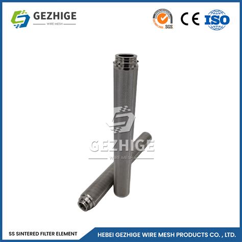 Gezhige Sintered Plastic Particles Filter Manufacturing Square