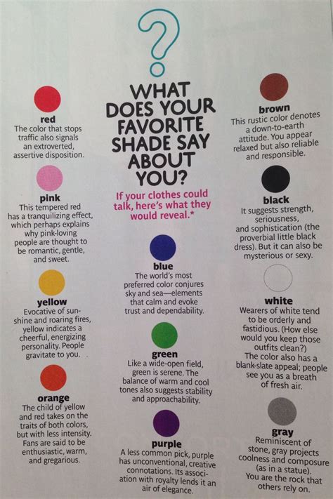 What Do The Colors You Wear Say About You From Real Simple Magazine May 2014 Real Simple