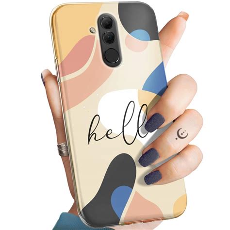 Etui Do Huawei Mate 20 Lite Wzory Abstrakcja Kolory Kształty Obudowa