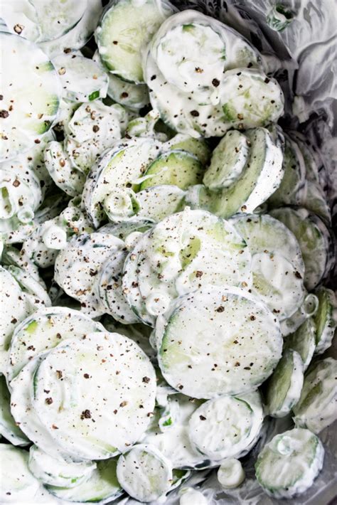 Family Classics: Busia’s Sour Cream Cucumbers - The Original Dish