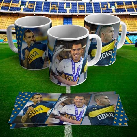 Pack Para Tazas Boca Juniors Carlitos Tevez Plantillas Dise Os