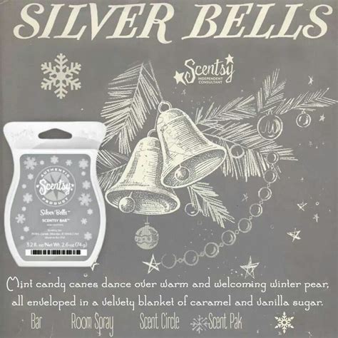 Scentsy Silver Bells Scent Scentsy Scentsy Wax Bars Silver Bells