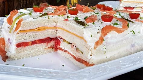 Arriba 44 Imagen Receta De Pastel De Sandwich Frio Abzlocal Mx