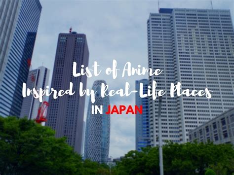 List Of Anime Set In Real Life Places In Japan Japan Web Magazine