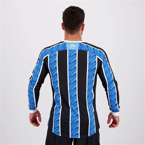 Camisa Umbro Gr Mio I Manga Longa Futfanatics