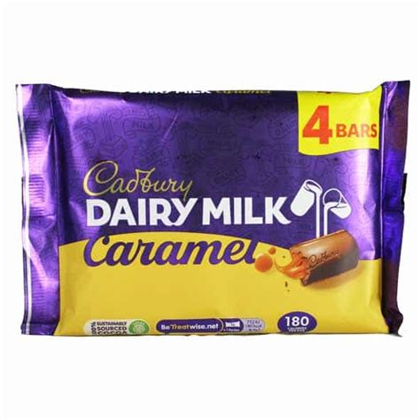 Cadbury Dairy Milk Caramel 4 Pack | The British Store