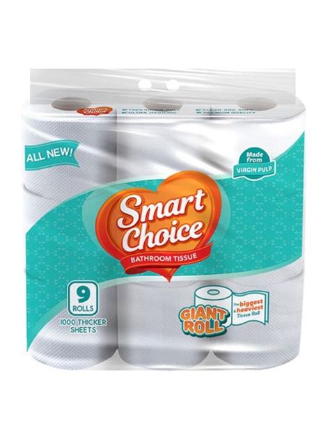 Smart Choice Btr 2 Ply 400pulls 9 Rolls Edamama