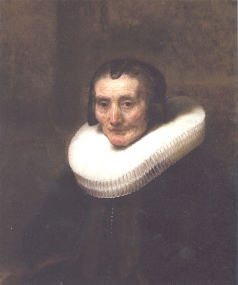 Portrait Of A Gentleman With A Tall Hat And Gloves 1660 By Rembrandt