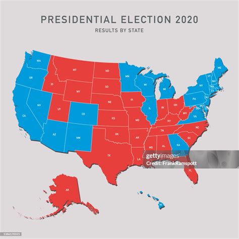 presidential election map  usa high res vector graphic getty images