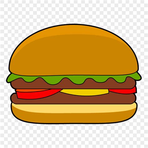 Png Clipart Cartoon Hamburger Cheeseburger Citypng