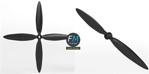 Airplane propellers - Blender Market