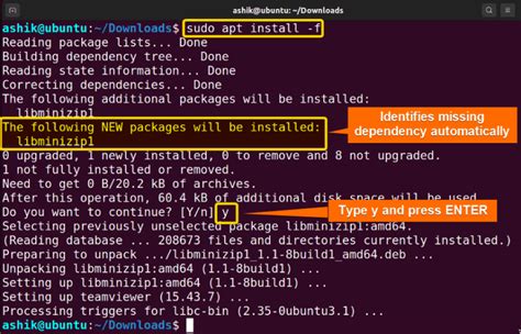 How To Install Missing Dependencies In Ubuntu Methods Linuxsimply