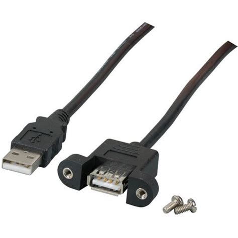 M M Efb Elektronik Usb Verl Ngerungskabel Einbaubuchse