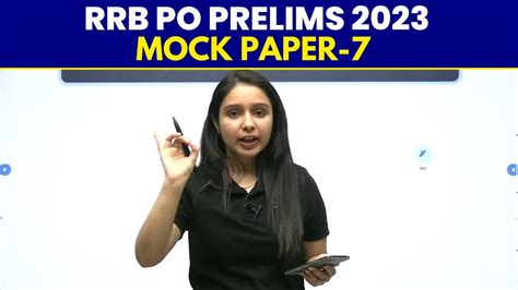 Complete Mock Test 7 Reasoning RRB PO Prelims 2023 Parul Gera