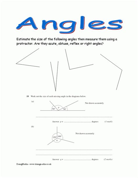 Bisecting Angles And Lines Worksheet - Angleworksheets.com