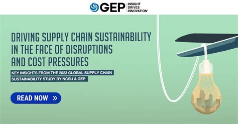 Driving Supply Chain Sustainability In The Face Of Disruptions And Cost