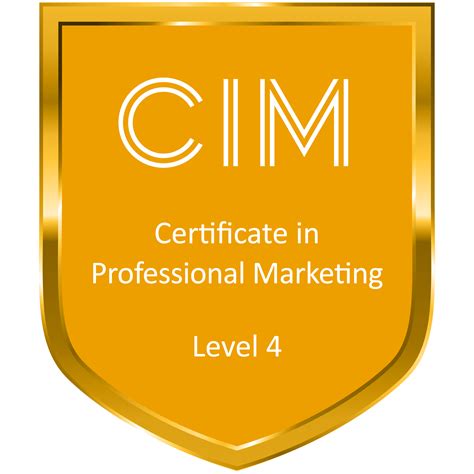 Certificate in Professional Marketing - Credly
