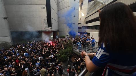 Corteo Dei Tifosi Della Sampdoria Prima Del Match Contro Il Sassuolo