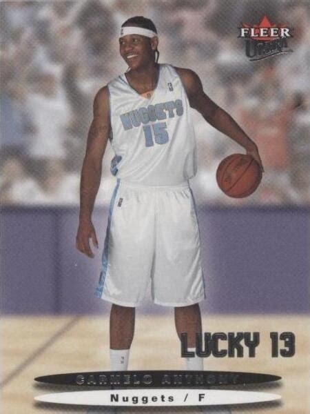 2003 04 Fleer Ultra Lucky 13 173 Carmelo Anthony 500 RC For Sale