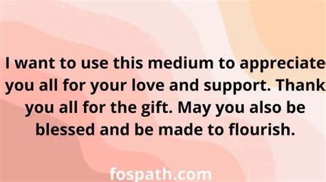 50 Appreciation Message to Church Members for Their Support and Partnership - Fospath