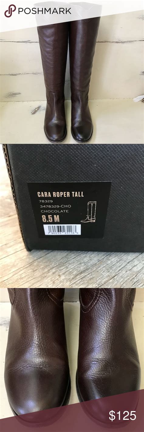 Frye Chocolate Cara Roper Tall Boots Boots Tall Boots Frye