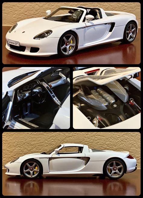 [AUTOart] Porsche Carrera GT (White/Black Interior) [1:18] Diecast : r/Diecast