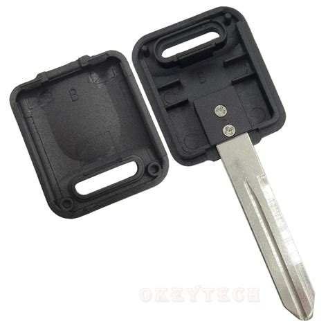 For Nissan Transponder Key Shell For Nissan With Uncut Blade Car Key