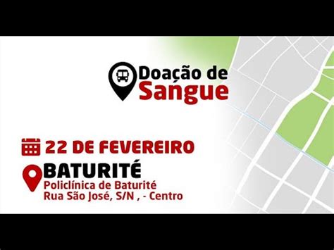 HEMOCE REALIZA CAMPANHA DE DOAÇÃO DE SANGUE EM BATURITÉ INFORMAÇÕES