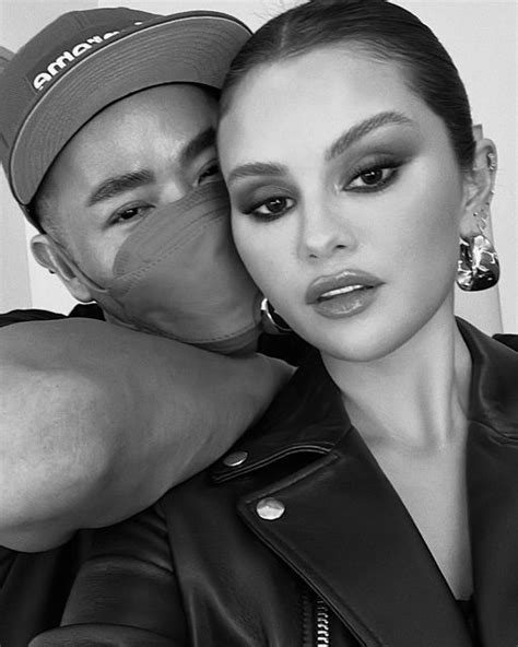 Selena Gomez Working For Rare Beauty With Her Makeup Artist Hung Vanngo