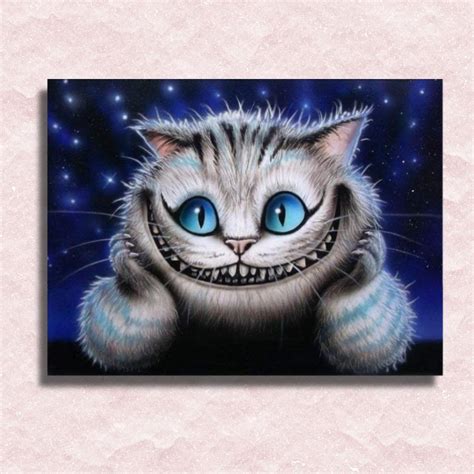 Cheshire Cat Smile - Paint by Numbers Kit – Painting By Numbers Shop