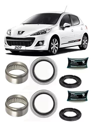 Kit Rolamento Eixo Traseiro Peugeot 207 1 4 8v 1 6 16v Frete grátis