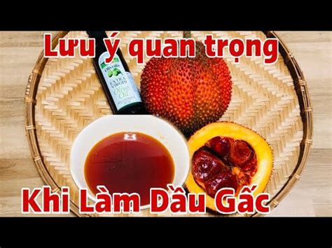 Cách Làm Dầu Gấc Từ Quả Gấc Hướng Dẫn Chi Tiết Từ A Đến Z