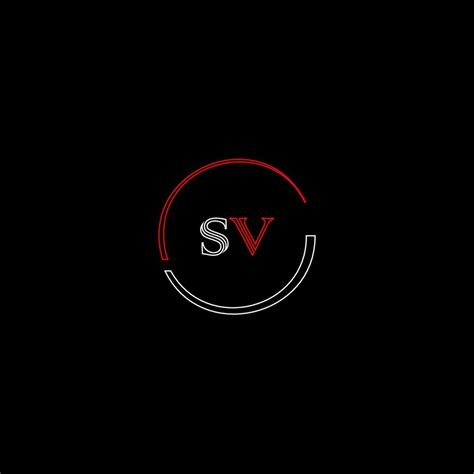 SV creative modern letters logo design template 32518149 Vector Art at Vecteezy