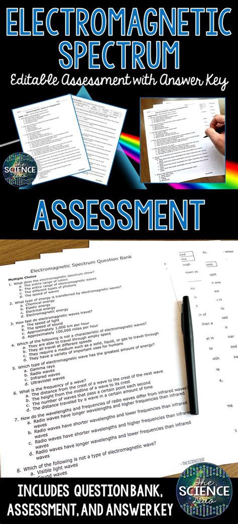 Earth Science Electromagnetic Spectrum Worksheet