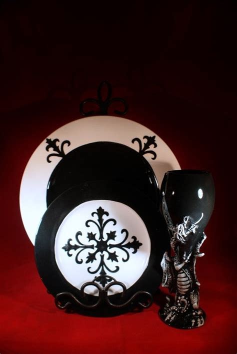 Items similar to Gothic Dinnerware Set on Etsy