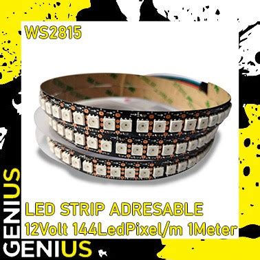 Jual Ws Led M Volt Led Strip Addressable Rgb Pixel M Ip