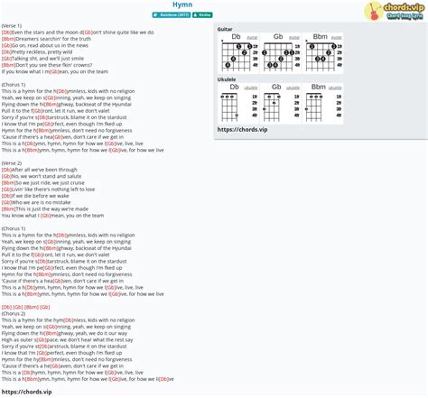 Chord Hymn Tab Song Lyric Sheet Guitar Ukulele Chords Vip