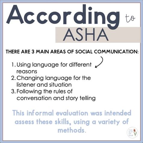 Informal Pragmatic Language Assessment | Pragmatic Skills Checklist 
