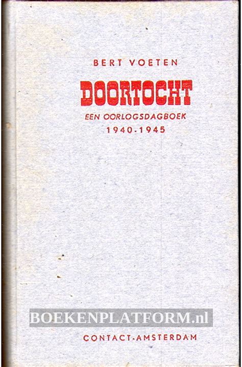 Doortocht Een Oorlogsdagboek Boekenplatform Nl