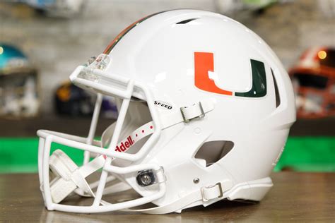 Miami Hurricanes Football Helmets