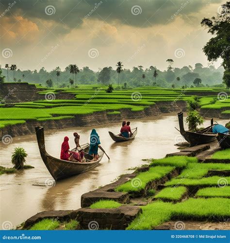 Bangladesh Unveiled: Scenic Beauty and Cultural Heritage Stock Photo